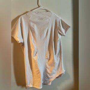 Alphalete men’s white shirt Large with front pocket